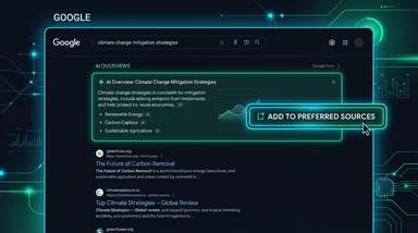 Google Preferred Sources button embedded for AI Search and AEO optimization
